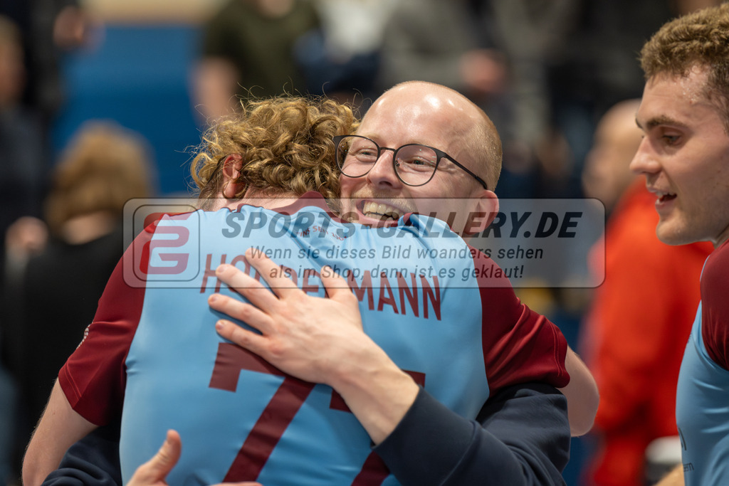 SFE_20260131_0205 | Mönchengladbach, Deutschland, 31.01.26: Hallenhockey 1. Bundesliga Herren Playoff zwischen Crefelder HTC - UHC Hamburg im GHTC Halle am 31.01.2026 in Mönchengladbach, Deutschland. (Foto von Stephan Fehrmann)Mönchengladbach, Germany, 31.01.26: Hallenhockey 1. Bundesliga Herren Playoff between Crefelder HTC - UHC Hamburg in GHTC Halle at 31.01.2026 in Mönchengladbach, Deutschland. (Foto from Stephan Fehrmann)