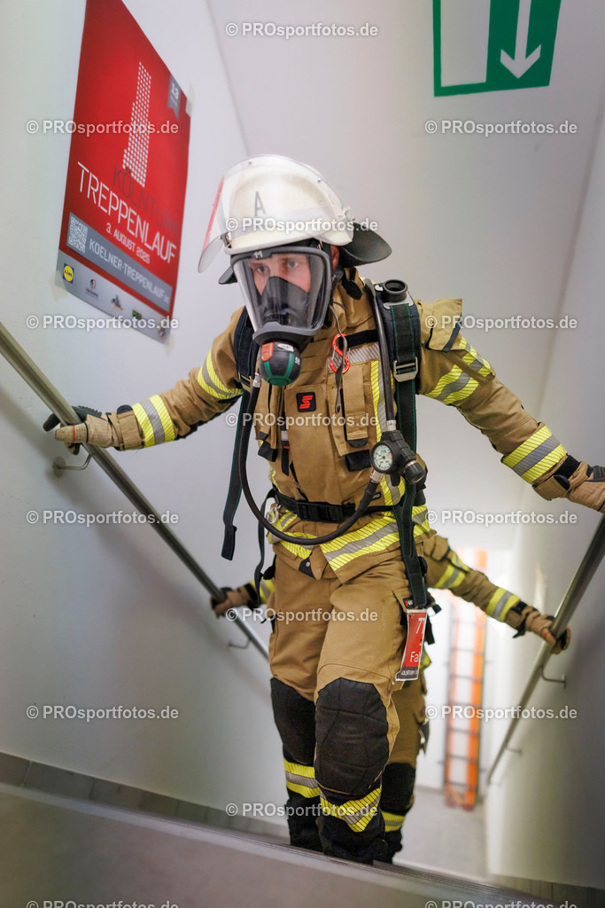KölnTurm Treppenlauf; Köln, 03.08.2025 | Impressionen vom KölnTurm Treppenlauf am 03.08.2025 in Köln (Nordrhein-Westfalen). 
