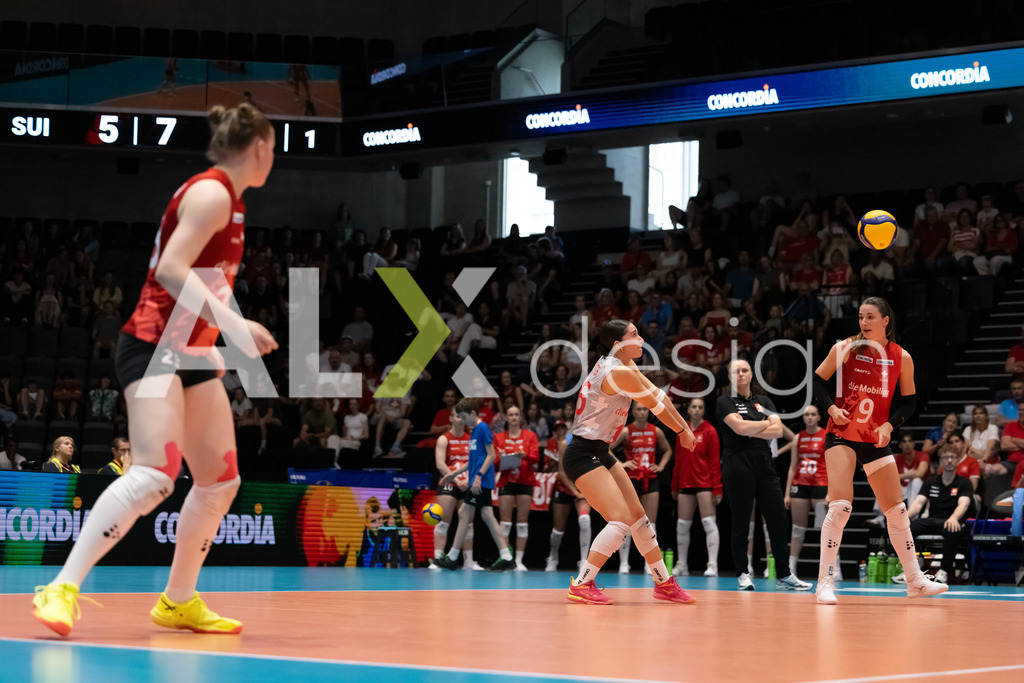 Austria v Switzerland - CEV European League Women | KRIENS, SWITZERLAND - JUNE 14: FABIANA MOTTIS of Switzerland during the CEV European League match between Austria and Switzerland at Pilatus Arena on June 14, 2026 in Kriens, Switzerland. - Realisiert mit Pictrs.com