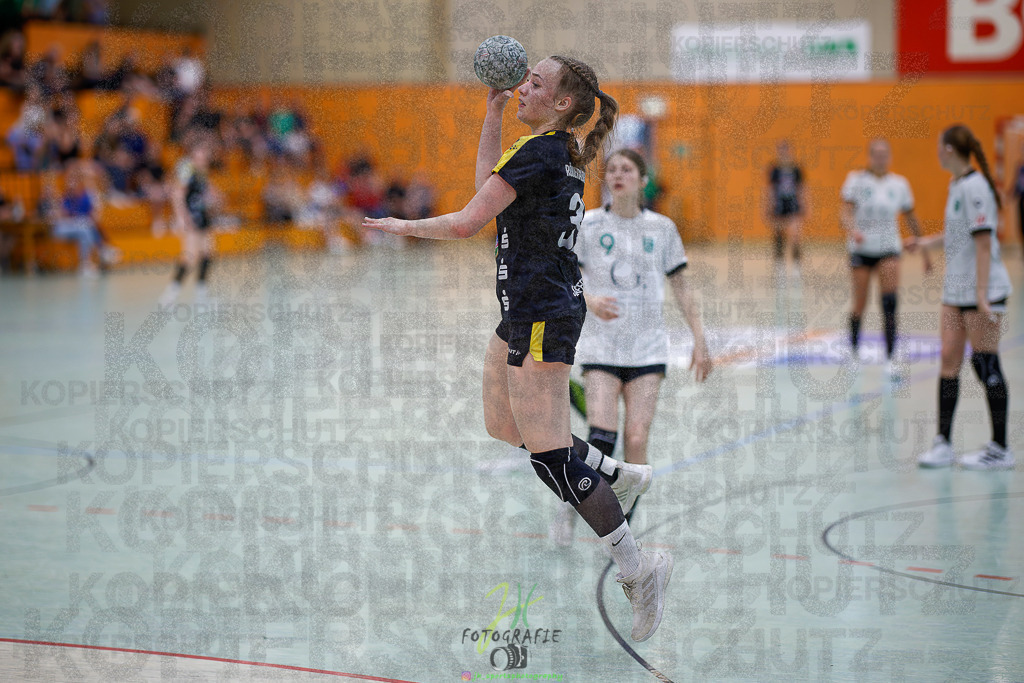 Quali-Turnier JBL wJA; Frisch Auf Göppingen - HC Rödertal | Quali-Turnier JBL wJA; Frisch Auf Göppingen - HC Rödertal am 31.05.2025 in Oberkleen (Weidig-Halle)Photo © 2025 - Jörg Heinrich - Realisiert mit Pictrs.com