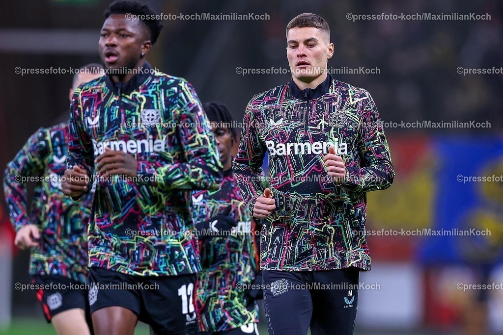 UCL29012502111 | 29.01.2025, Fußball, Bayer 04 Leverkusen - AC Sparta Prag, UEFA Champions League, 8. Spieltag, BayArena, Saison 2024 2025: Patrik Schick (Bayer04 Leverkusen #14)