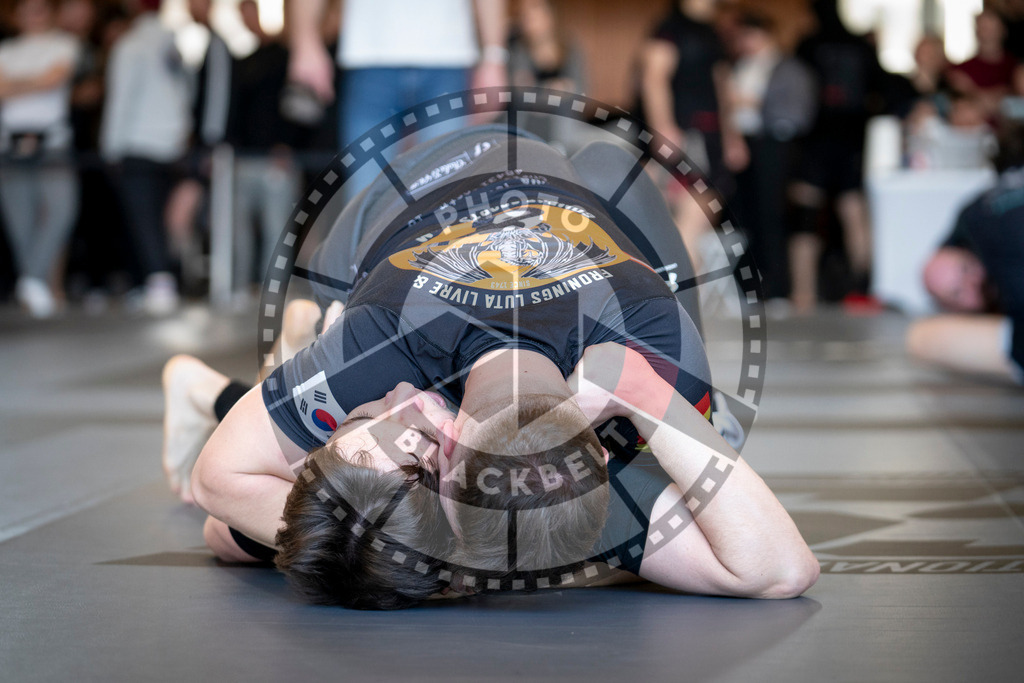 20240309PBB5080 | Fighters compete during the International Luta Livre (ILLCS) Spring Championship in Hannover, Germany, on March 9, 2024.
