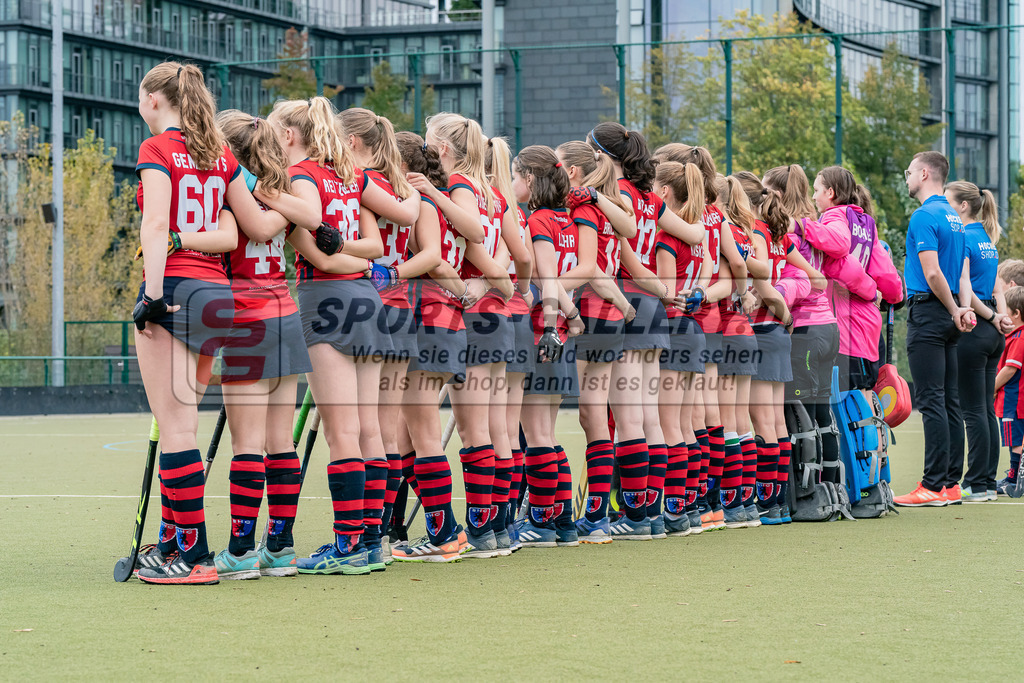 HK_20231022_903087 | Platz 3 Deutsche Meisterschaft Feld WU16 Berliner HC - Harvestehuder THC am 22.10.2023 DHC, Düsseldorf ,