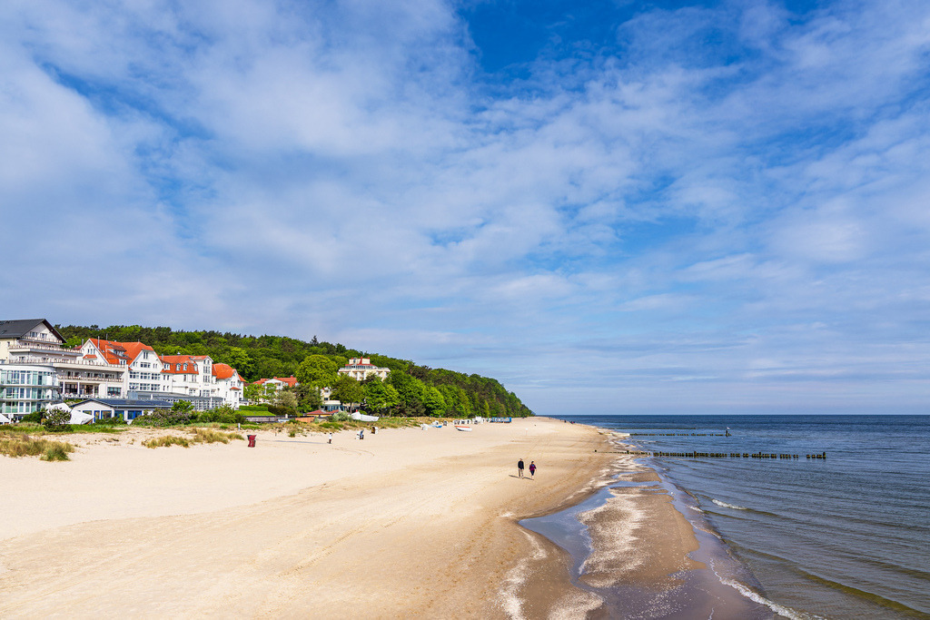 Strand an der Ostseeküste in Bansin auf der Insel Usedom | Strand an der Ostseeküste in Bansin auf der Insel Usedom.