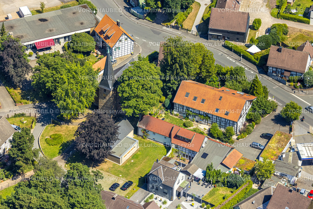 Dortmund220705899 | Luftbild, Evang. Kirche Bodelschwingh - Schloßkirche, Bodelschwingh, Dortmund, Ruhrgebiet, Nordrhein-Westfalen, Deutschland