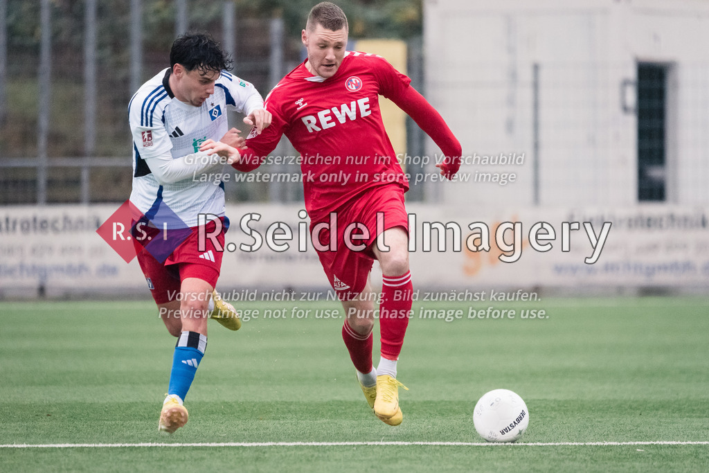 RS-1-087849 | Nicolas-Bernd Oliveira Kisilowski (#7, HSV, HSV I.), Dane Kummerfeld (#8, EN03, Torschütze)