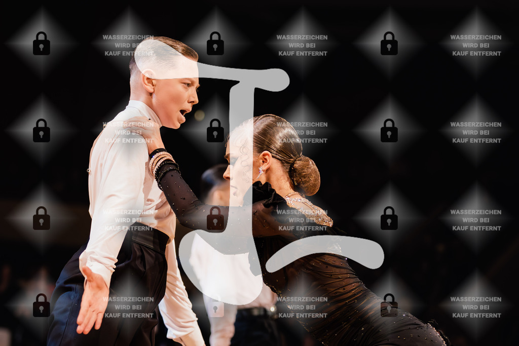 Goldstadtpokal 2025 - WDSF Open Latin Youth 6th (85) Michael Bakscheev _ Julie Meck (Schwarz-Weiß-Club Pforzheim)-2025-01-25-0595 | Webshop for digital downloads and prints of dance sport, event & show photographer Julian Link - Realisiert mit Pictrs.com