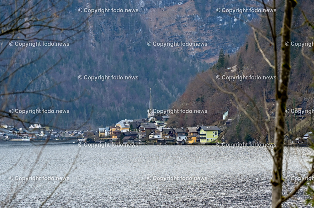 Hallstatt_ 13.01.2023-1 | 13.01.2023, Hallstatt, AUT, Hallstatt, im Bild Hallstatt, Hallstaettersee, Ortschaft, Stadt, Ort