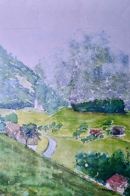 L1090517 | Strasse von Sachseln nach Flüeli, road from Sachseln to Flüeli, Landschaftsbild von Paul Townend - Realisiert mit Pictrs.com