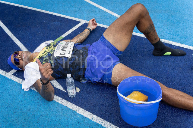 Multisport Event; Ratingen, 28.06.2026 | RATINGEN, GERMANY - JUNE 28, 2026 : Devon Williams (USA / United States) after the 1500m during the Multisport Event at Stadion Ratingen on June 28, 2026 in Ratingen, Germany.