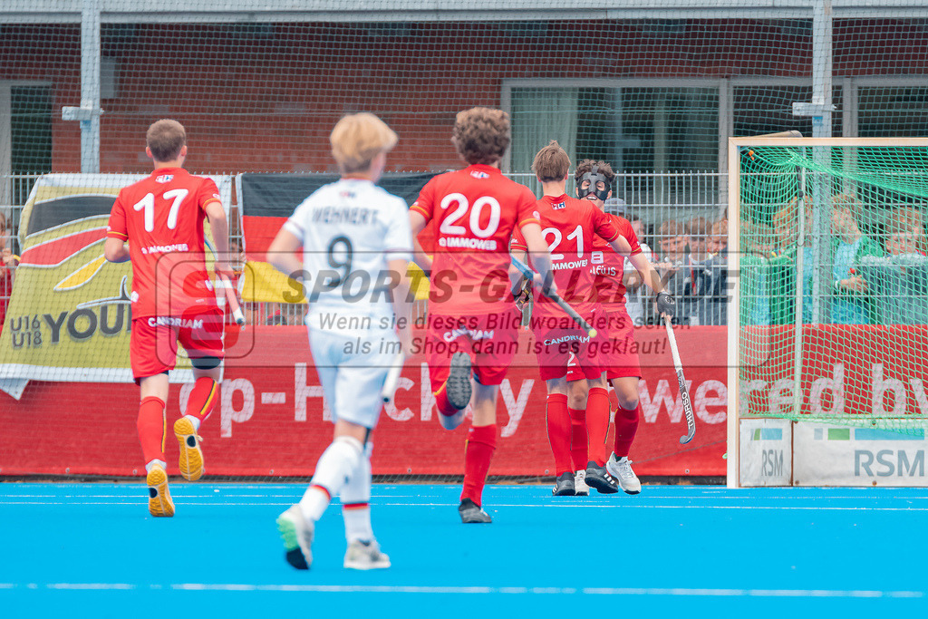 HK_20230716_102844 | Euro Hockey MU18 Boys Finale Belgium vs Germany Championship Girls & Boys am 16.7.2023 CHTC , Krefeld ,