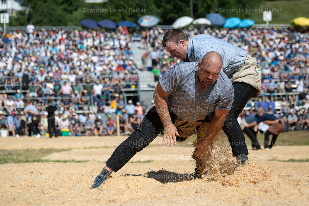 Schwingen -  Schwarzseeschwinget 2025 | Schwarzsee, 22.6.25, Schwingen - Schwarzseeschwinget.