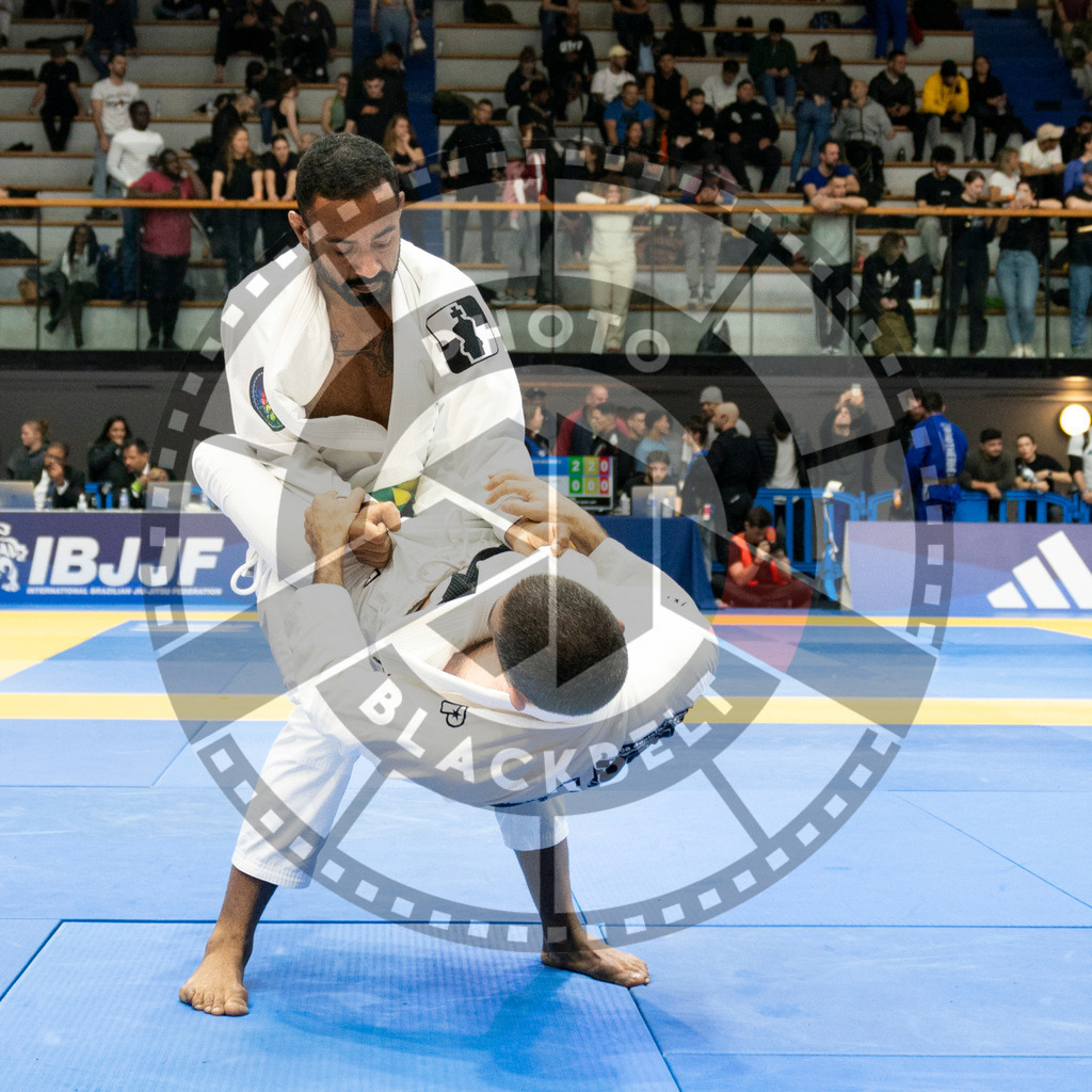 20240124PBB02696 | Fighters compete during the second day of the IBJJF European Championship in Paris, France, on January 24, 2024.
