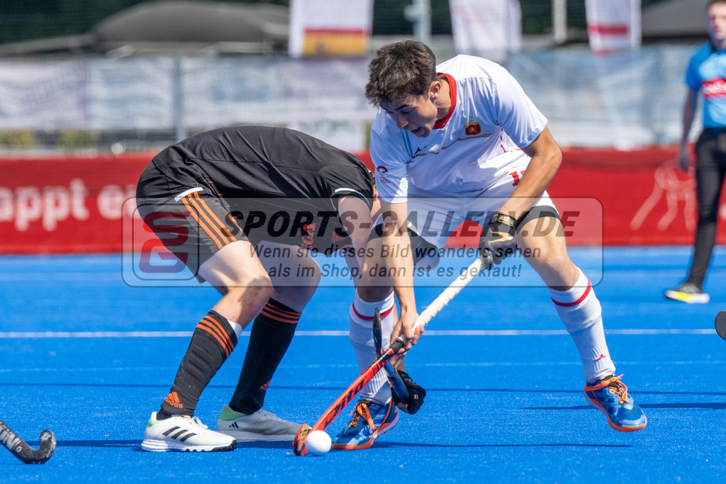 SFE_20230716_0224 | EuroHockey EM U18 Boys 3th 4th Netherlands vs Spain am 16.07.2023 in Krefeld (Gerd-Wellen-Hockeyanlage), Photo: Stephan Fehrmann 2023 (Sports-Gallery)
