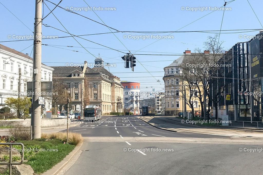 Corona_ 5 Jahre Covid Lockdown_ 15.03.2025-23 | 15.03.2025, Linz, AUT, Corona, 5 Jahre Covid Lockdown, im Bild Stadtansichten, Themenbild, leere Strassen, Menschenleer, keine Menschen oder Autos unterwegs