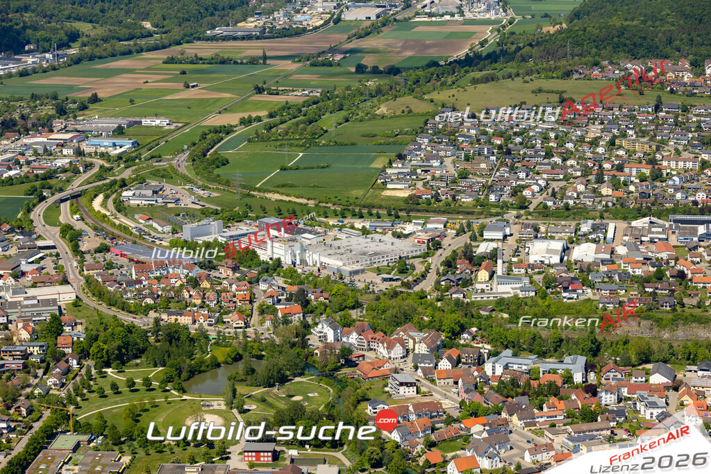 Luftaufnahme von Herbrechtingen Vs Google Maps- Die Luftaufnahme wurde 2025 vom UL-Flugzeug heraus erstellt ( keine Drohne ) - Hochauflösende Luftaufnahme - für professionelle Ausdrucke geeignet. Die Geschenkidee !Mit Lizenz und Bildrechte bestellbar