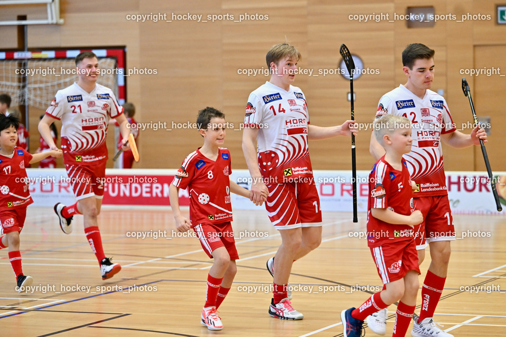 VSV Unihockey vs. KAC Floorball 4.2.2023 | #12 Alexander Apold, #14 Pascal Fina