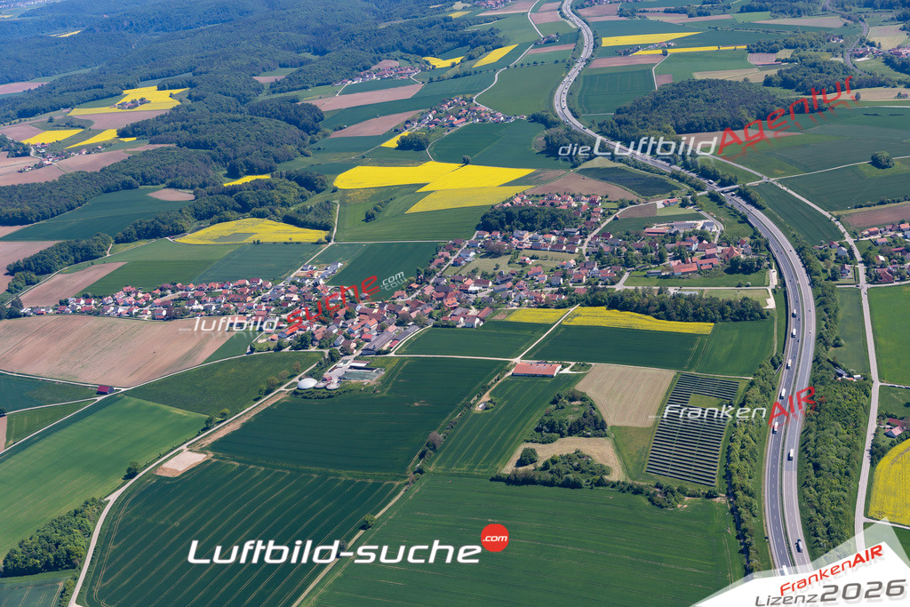 Die Luftaufnahme frauenberg-eglsee - Brunn wurde 2021 mittels Flugzeug (keine Drohne) erstellt. Hohe Auflösung -für große Poster und Wandbilder geeignet!