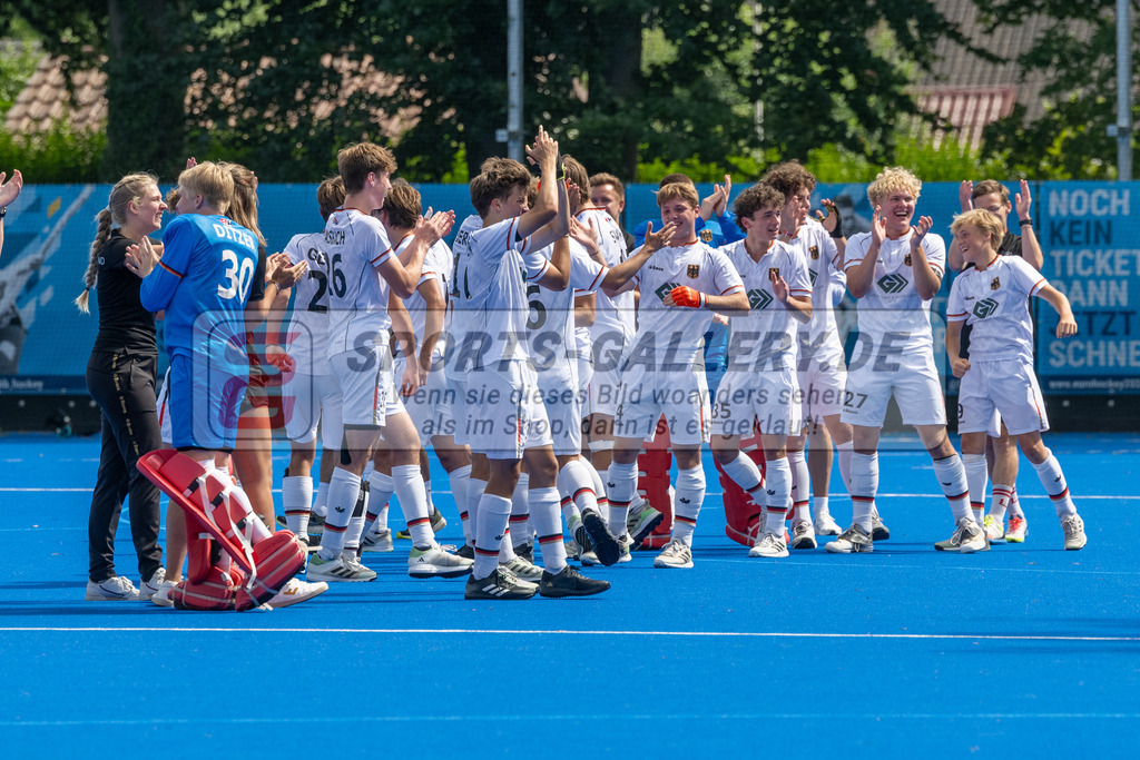 SFE_20230716_0409 | EuroHockey EM U18 Boys Final Belgium vs Germany am 16.07.2023 in Krefeld (Gerd-Wellen-Hockeyanlage), Photo: Stephan Fehrmann 2023 (Sports-Gallery)