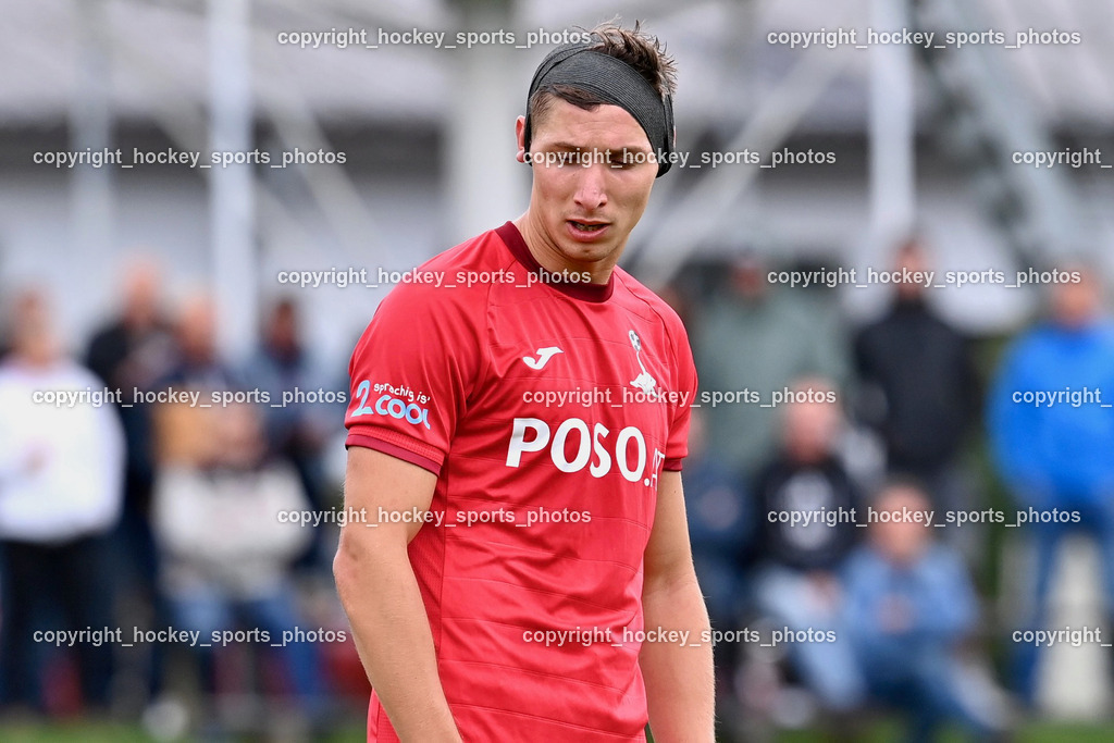SVG Bleiburg vs. SAK 23.9.2023 | #9 Izidor Erazem Kamsek SAK, Turban, SVG Bleiburg vs. SAK 23.9.2023, SVG Bleiburg vs. SAK am 23.09.2023 in Bleiburg (Karl Kornberger Stadion), Austria, (Photo by Bernd Stefan)