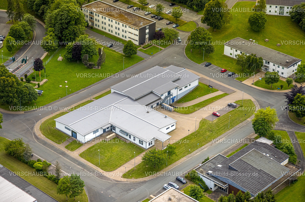 Erndtebrueck240709816 | Luftbild, Gelände der Hachenberg-Kaserne, Rothaarsteig, Erndtebrück, Kreis Siegen-Wittgenstein, Nordrhein-Westfalen, Deutschland
