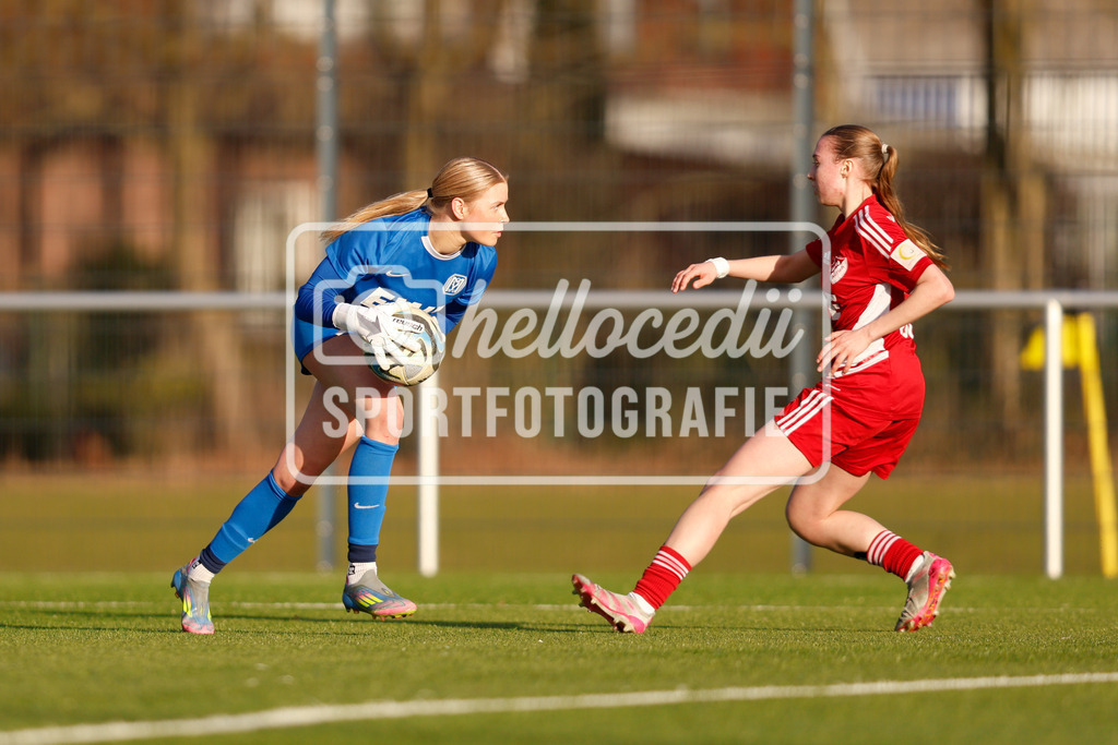 Fußball I Frauen I Saison 2025-2026 I AOK NFV Pokal I SV Meppen 1912 e.v. U20 2 - SpVg Aurich I 01.03.2026-51 | Carla Mia Steenken (24, SV Meppen 1912 e.v.) - Realisiert mit Pictrs.com