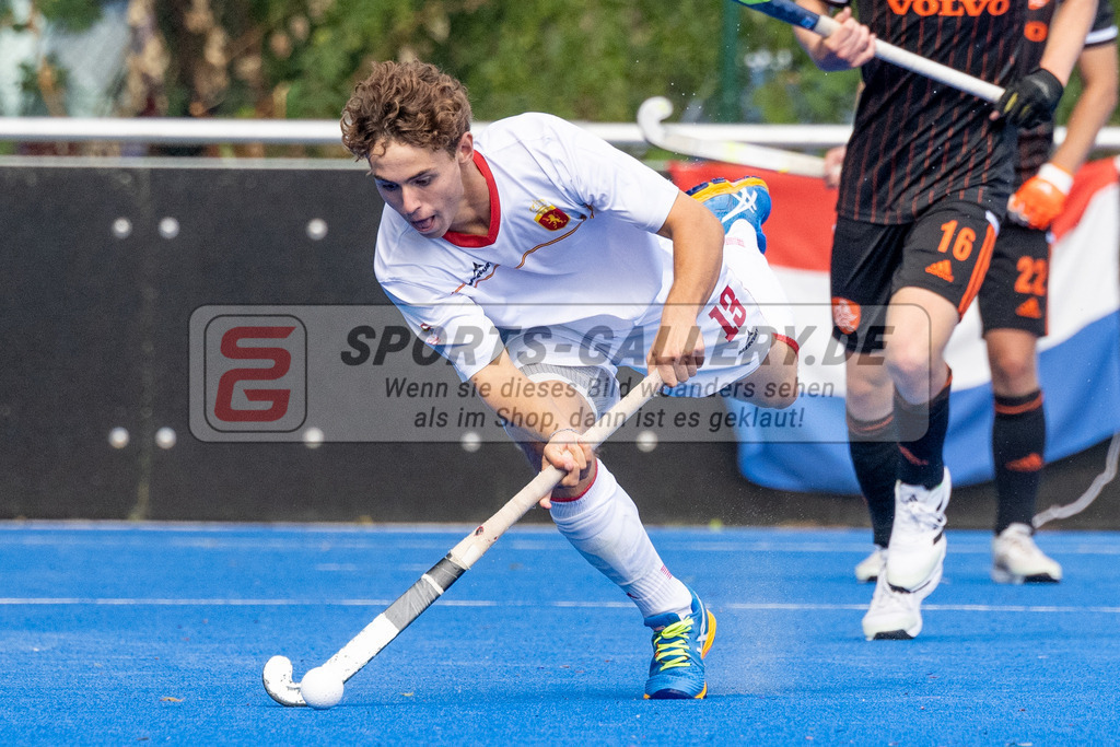 SFE_20230716_0129 | EuroHockey EM U18 Boys 3th 4th Netherlands vs Spain am 16.07.2023 in Krefeld (Gerd-Wellen-Hockeyanlage), Photo: Stephan Fehrmann 2023 (Sports-Gallery)