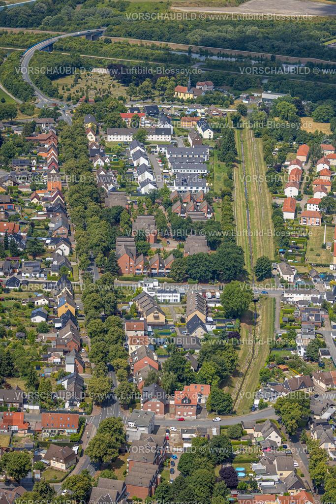 Hamm250702726West | Luftbild, Herringer Bach und Wohngebiet Zum Torksfeld, Stadtbezirk Herringen, Hamm, Ruhrgebiet, Nordrhein-Westfalen, Deutschland