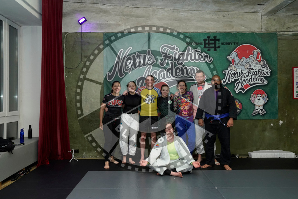 20240413PBB8173 | Fighters compete during the Grapplethon 24hours of rolling for a reason in Hamburg, Germany, on April 13, 2024.