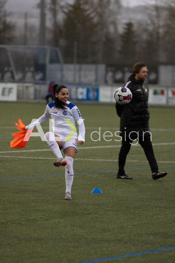 Fußball I Frauen I Saison 2025-2026 I AXA Women's Super League | Women I 14. Spieltag I Grasshoppers Club Zürich - FC Zürich I 14.02.2026 | 7 Qëndresa Krasniqi (AL) (GC Zürich) – Mittelfeld - Realisiert mit Pictrs.com