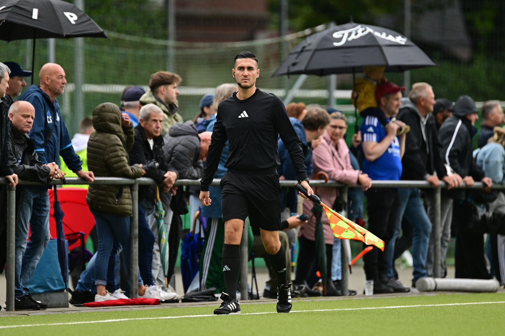 Fußball I Herren I Saison 2025-2026 I Oberliga I 1. Spieltag I USC Paloma - Niendorfer TSV | Der Sportfotograf. - Realisiert mit Pictrs.com