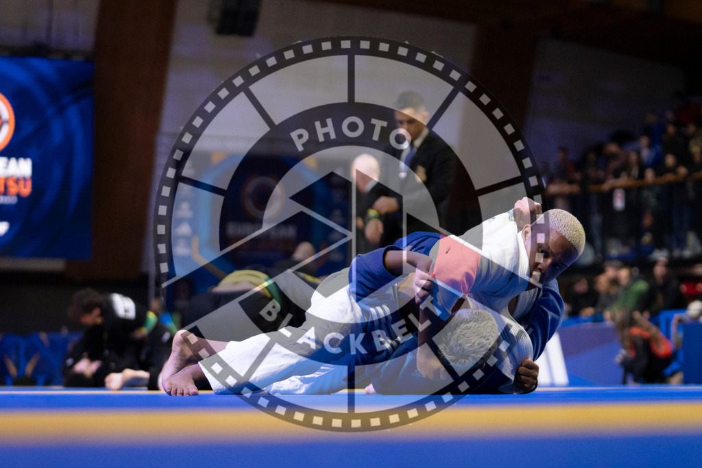 20240119PBB1421 | Fighters compete during the IBJJF European Championship in Paris, France, on January 19, 2024.