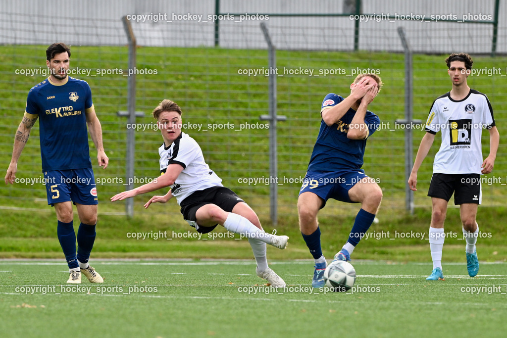 SV Spittal 1921 vs. ATUS Velden | #5 Roland Putsche ATUS Velden, #7 Ralph Roman Scheer SV Spittal, #99 Luca Alexander Pollanz ATUS Velden, #14 Mersad Ramic SV Spittal, SV Spittal 1921 vs. ATUS Velden, SV Spittal 1921 vs. ATUS Velden am 05.06.2025 in Spittal an der Drau (Goldeck Stadion), Austria, (Photo by Bernd Stefan)