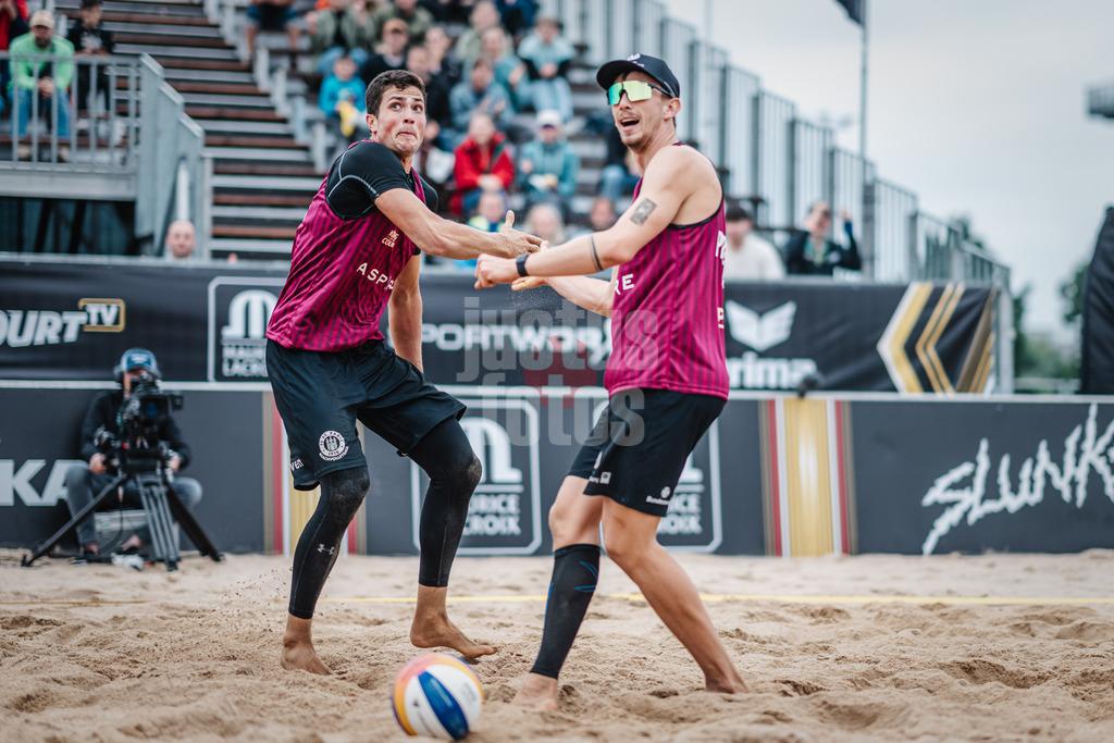 Beachvolleyball | Männer | Queen and King of the Court | Hamburg | 02.06.2024 | Sven Winter Lukas Pfretzschner