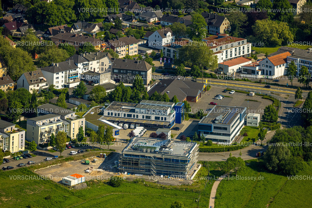 Witten240506925 | Luftbild, Dr. Spang Ingenieurgesellschaft mit Neubau-Baustelle, Rosi-Wolfstein-Straße, Netto Supermarkt, hinten Belia Seniorenresidenz Witten, Annen, Witten, Ruhrgebiet, Nordrhein-Westfalen, Deutschland