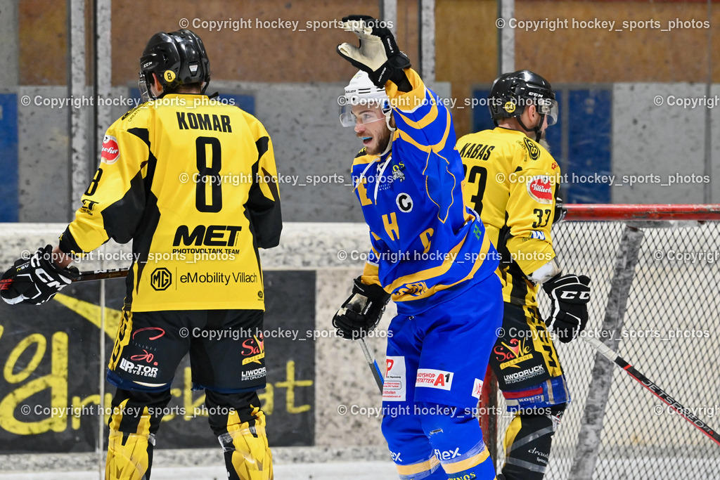 EC Spittal Hornets vs. EHC Althofen 6.1.2024 | #8 Komar Luca, Jubel #67 Schettina Kevin