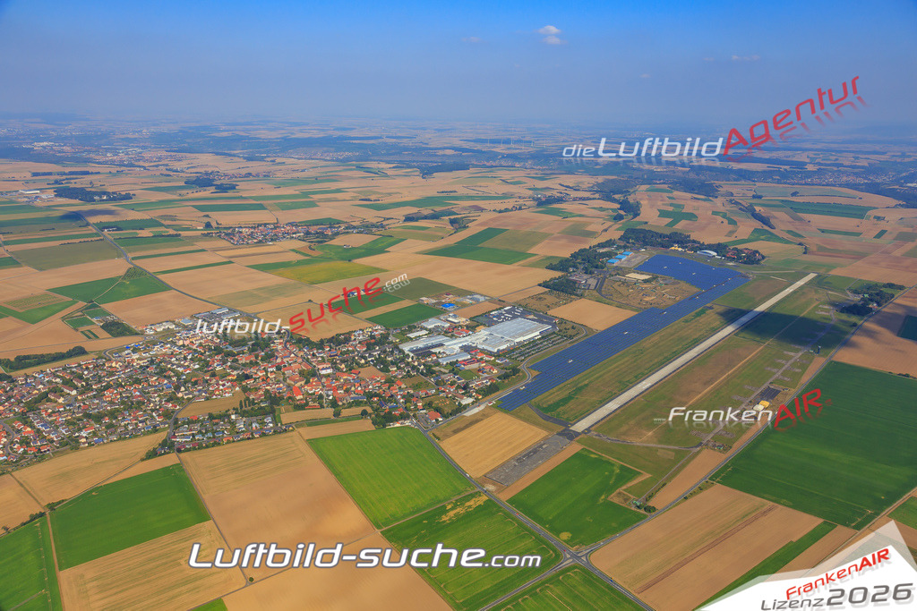 Luftbild von  Giebelstadt - Luftaufnahme wurde 2016 von https://frankenair.de mittels Flugzeug (keine Drohne) erstellt - die Geschenkidee