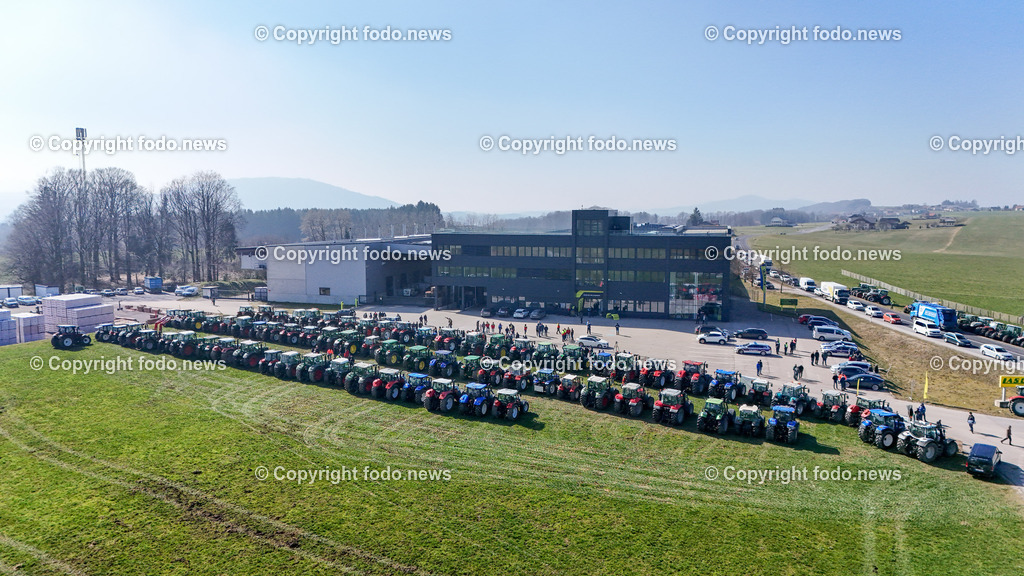 Bauernprotest_ Poendorf_ Lasco_ 08.03.2024-35 | 08.03.2024, Poendorf, AUT, Bauernprotest, im Bild Bauernprotest, Bauern, Landwirte, Traktoren, Fa. Lasco, Demo, Kundgebung

Drohne