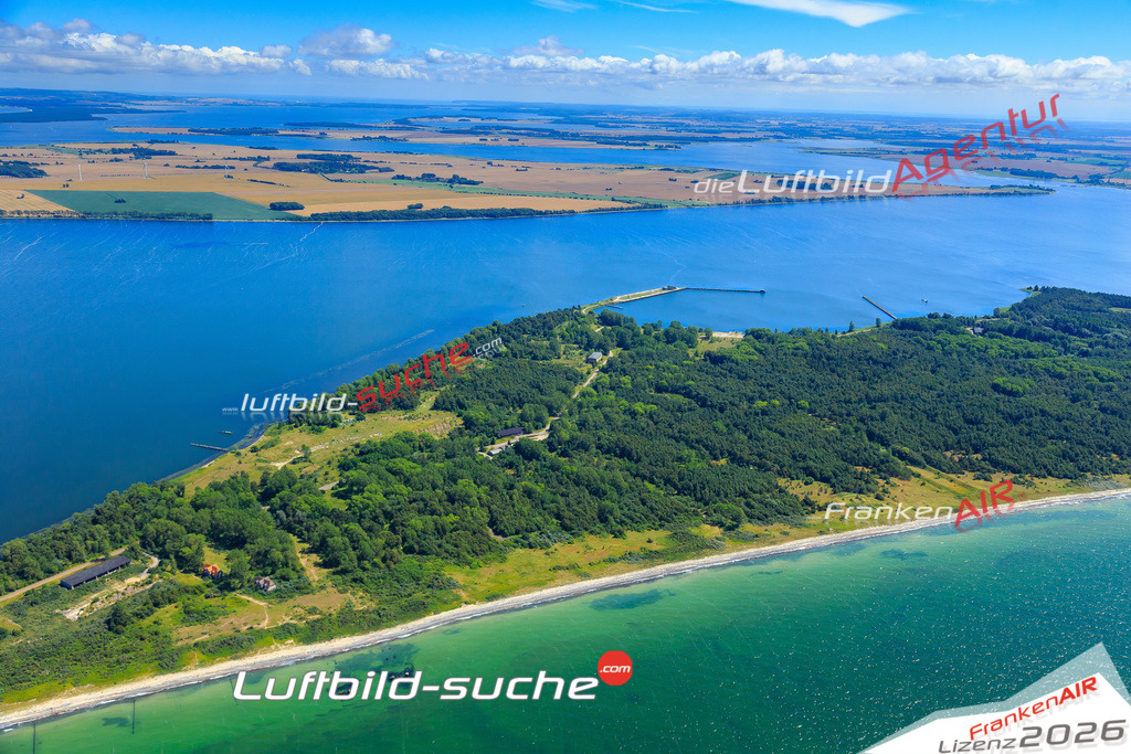 Die Luftaufnahme der Stadt Dranske wurde vom UL-Flugzeug heraus erstellt ( keine Drohne )- hohe Auflösung für beste Qualität