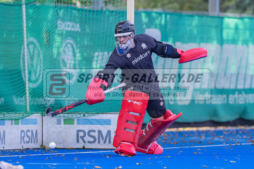 HK_20231007_105154 | 1.Bundesliga Herren Crefelder HTC - Uhlenhorst Mülheim am 7.10.2023 CHTC, Krefeld , Felix Damberger ( Uhlenhorst Mülheim #1 )