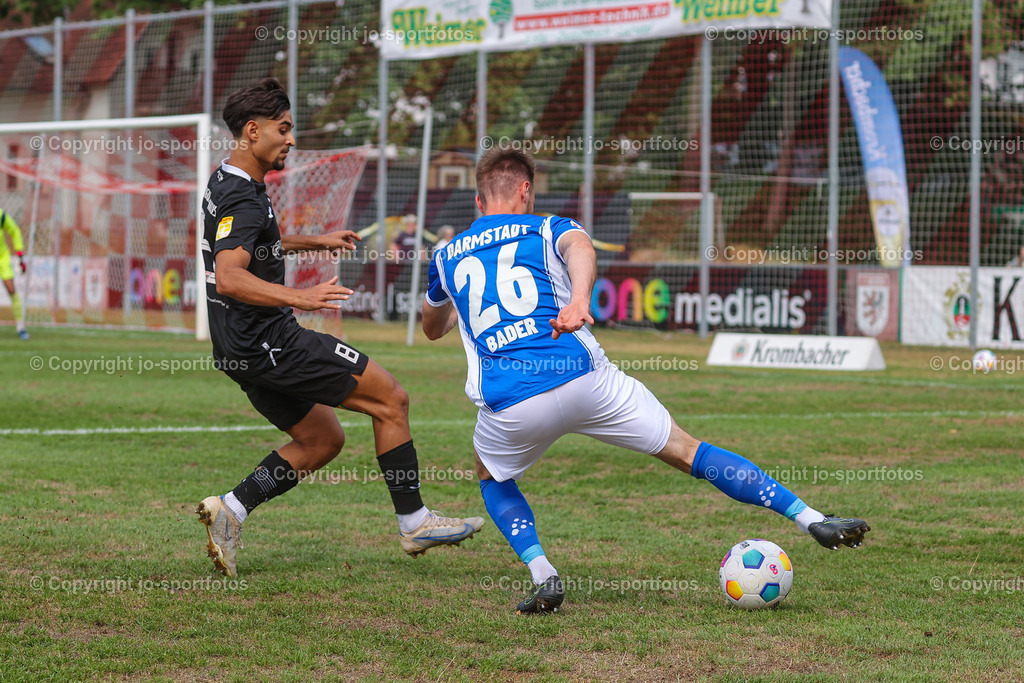 Giessen_Darmstadt (118) | 16.07.2023; Testspiel; Waldstadion Gießen; FC Gießen - SV Darmstadt 98; Ergebnis: 2:0 (0:0)