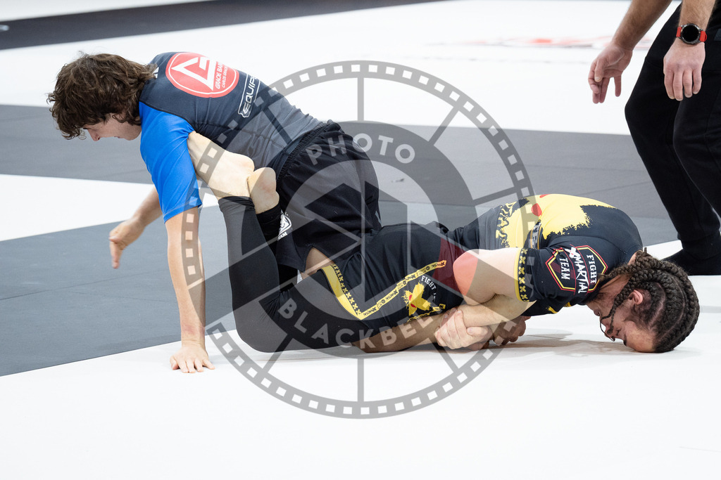 20260214PBB2240 | Fighters compete during the ADCC European Trials  competition day 1 in Belgrade, Serbia, on February 14, 2026.