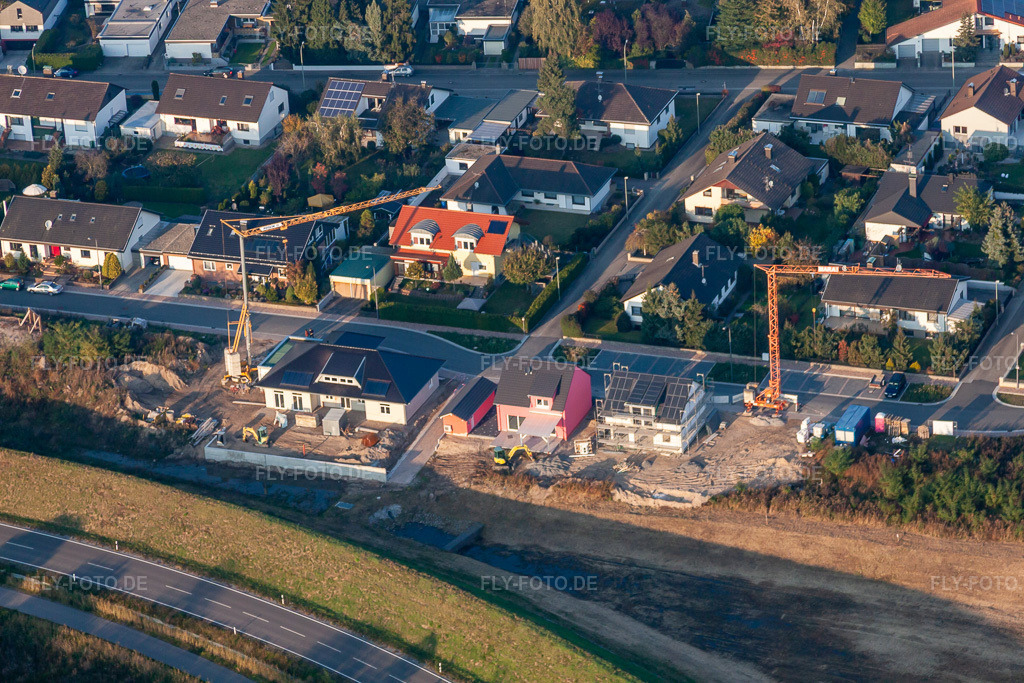 Luftbild: Forstlandallee in Jockgrim im Bundesland Rheinland-Pfalz in Deutschland. Foto: IMG_46129.jpg vom 23.10.2011 durch Werner Riehm/FLY-FOTO.de