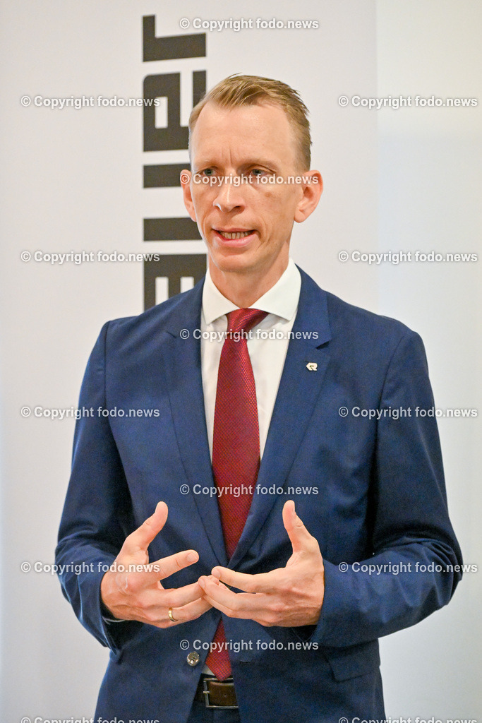 Rosenbauer International AG_ 19.07.2023-15 | 19.07.2023, Leonding, AUT, Rosenbauer International AG, im Bild Sebastian Wolf (CEO Rosenbauer International AG)