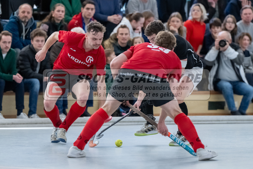 HK_20250202_102311 | 2. Bundesliga Halle Herren Club Raffelberg - Schwarz Weiss Köln am 2.2.2025 Halle am Raffelberg, Duisburg ,