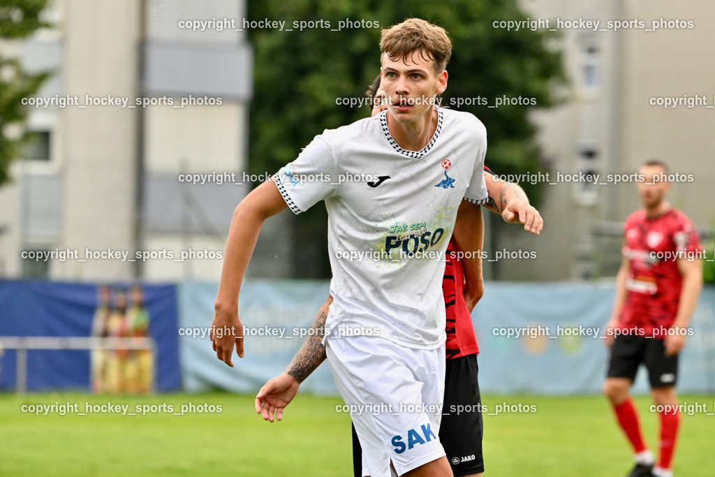SAK vs. ATUS Ferlach | #11 Luka Jerin SAK, SAK vs. ATUS Ferlach, SAK vs. ATUS Ferlach am 01.08.2025 in Klagenfurt (Sportpark Welzenegg), Austria, (Photo by Bernd Stefan)