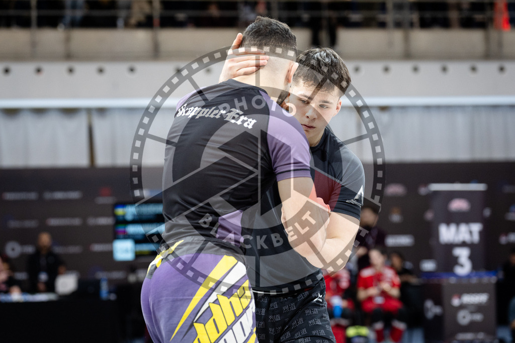 20260214PBB2310 | Fighters compete during the ADCC European Trials  competition day 1 in Belgrade, Serbia, on February 14, 2026.