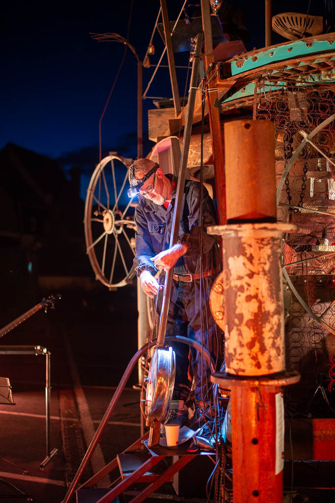 Jazzmaschine | Die Jazzmaschine im Forte Belvedere Leisnig zum Festival Hallo Leisnig 2022. - Realisiert mit Pictrs.com