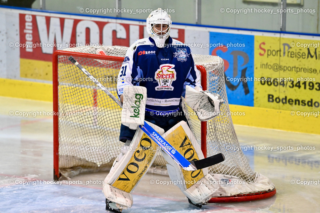 ESC Steindorf vs. EC Hornets Spittal 25.2.2024 | #31 Steiner Paul ESC Steindorf, ESC Steindorf vs. EC Hornets Spittal 25.2.2024, ESC Steindorf vs. EC Hornets Spittal 25.2.2024 am 25.02.2024 in Steindorf (Ossiachersee Halle), Austria, (Photo by Bernd Stefan)