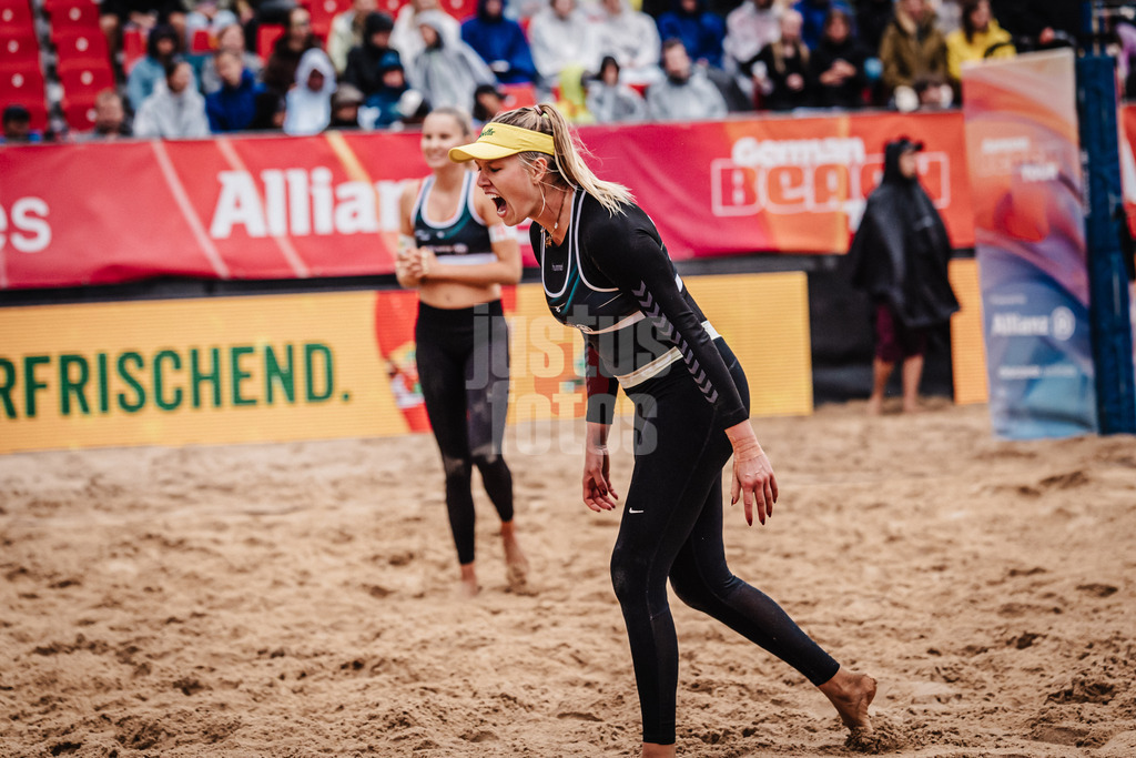 Beachvolleyball | Frauen | Allianz German Beach Tour 2025 | Tourstop Berlin | 23.08.2025 | Chenoa Christ jubelt